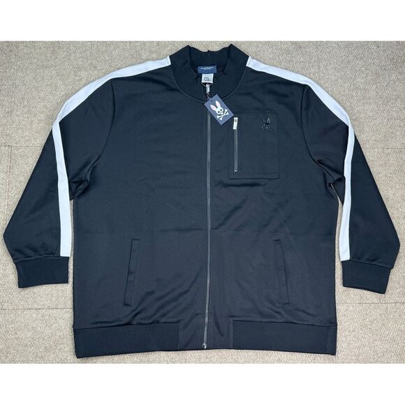 Psycho Bunny Anglo American Design Men's Long Sleeve‎ Track Jacket Size 3XL
